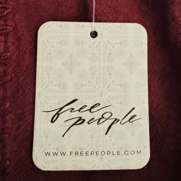 Free People Freya Crochet One Piece Jumpsuit in Brown XL NWT - Picture 10 of 11